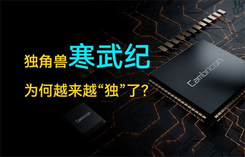 獨角獸公司寒武紀，為何越來越“獨”了？