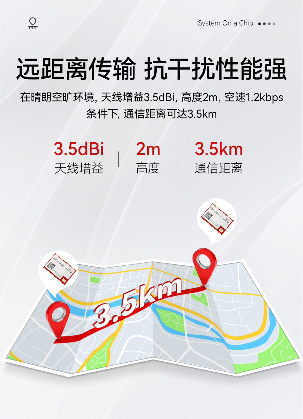 E04-400M20S SoC貼片型 無(wú)線模塊 (6)