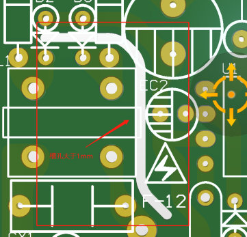 寬度＞1mm 的槽孔