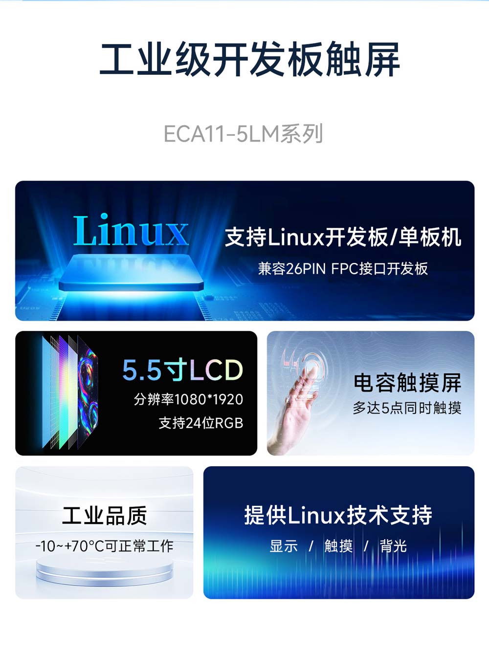 ECA11工業(yè)級(jí)開(kāi)發(fā)板觸屏